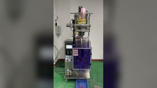 Automatische Soßenverpackungsmaschine, 10-g-Rückenversiegelung, Erhitzen und Rühren, Ketchup-Salatdressing-Erbsen