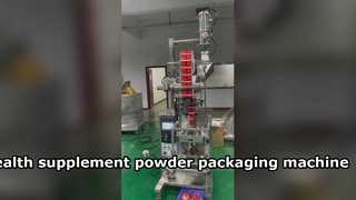 Verpackungsmaschine für Ganoderma-Sporenpulver | 2 g 3-seitig versiegelte Beutelverpackung mit Vakuumzufuhr