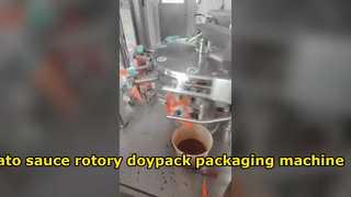 Hochwertige Soßenrotor-Doypack-Verpackungsmaschine, Milchrotor-Doypack-Verpackungsmaschine