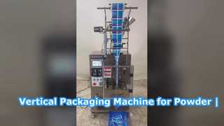 Vertikale Pulververpackungsmaschine mit dreiseitiger Versiegelung und geteilter Form