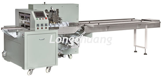 Supermarkt-horizontales Fluss-Satz-Maschinen-Gemüsekohl-Kissen-Verpackmaschine